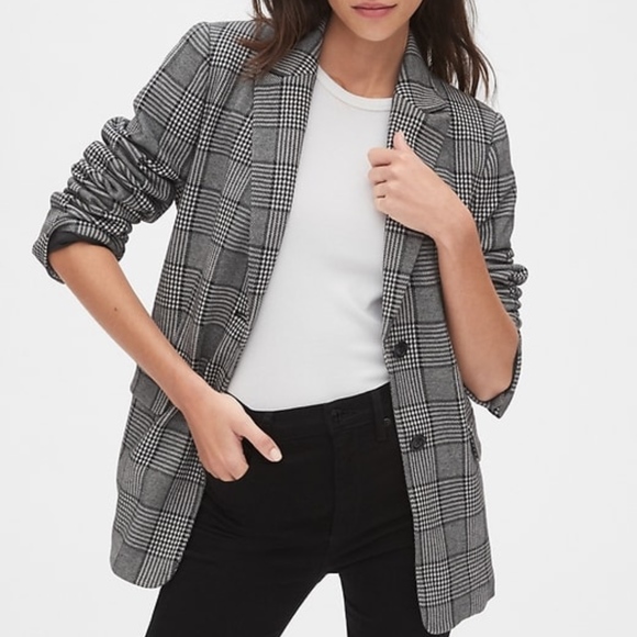 gap plaid jacket